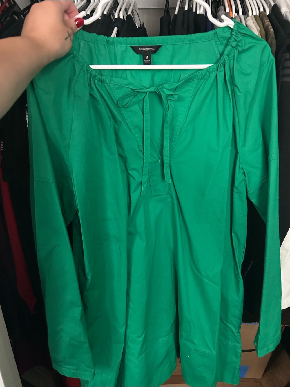 Banana Republic Emerald Green dress